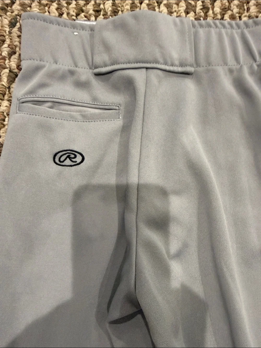 Rawlings Gray Kids Baseball Jogger Pants